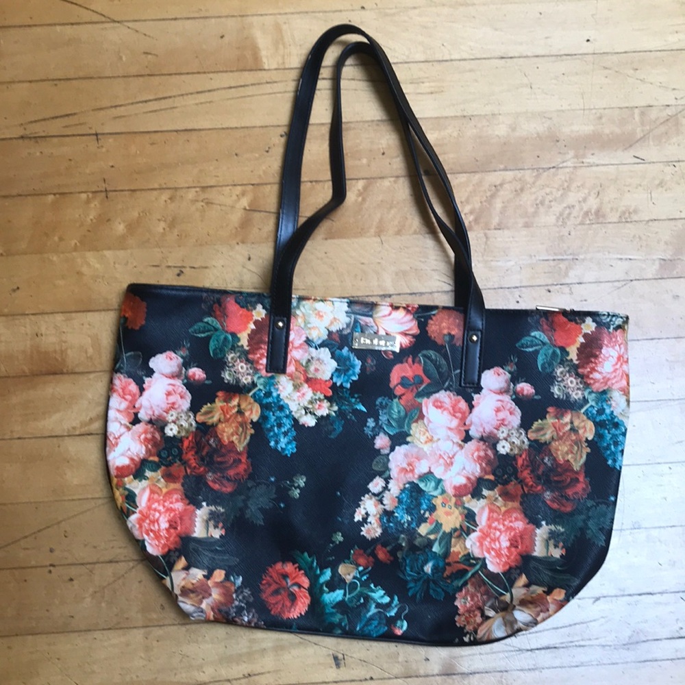 Large Bebe floral tote